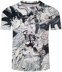 Goku Vegeta DBZ Dragon Ball Super Saiyan Shirt for Men Kid Adult Teen,Last Anime 3D Print Short Sleeve T Shirt Carton 1
