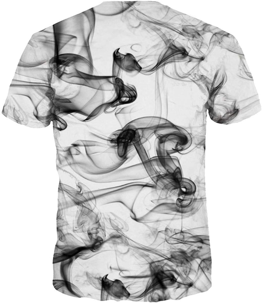 Unisex T Shirts Casual Fashion 3D Printed Short Sleeve Shirts Patten 4