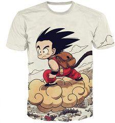 Unisex 3D Dragon Ball Goku Short Sleeve T Shirts Creative 3D Print Anime Tees Color 9