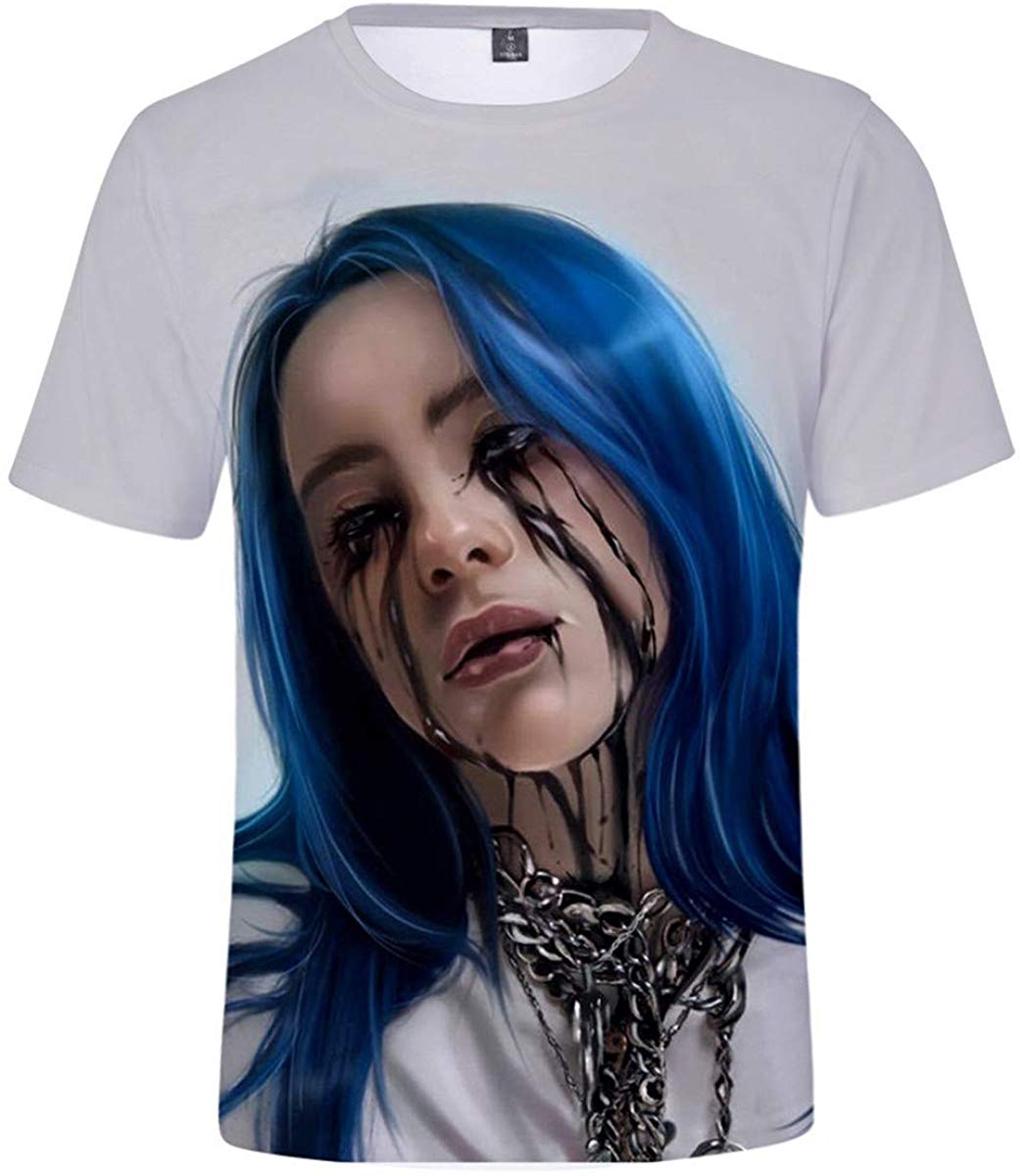 3D Print Shirt Causual Tops Short Sleeve T Shirts for Fans Women Men and Teen E00605