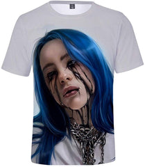 3D Print Shirt Causual Tops Short Sleeve T Shirts for Fans Women Men and Teen E00605