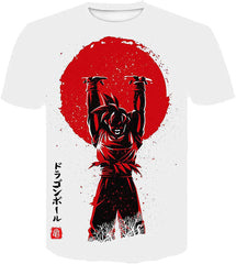 Men Dragon Ball 3D Print Short Sleeve Pullover Regular Fit T Shirt Color 28