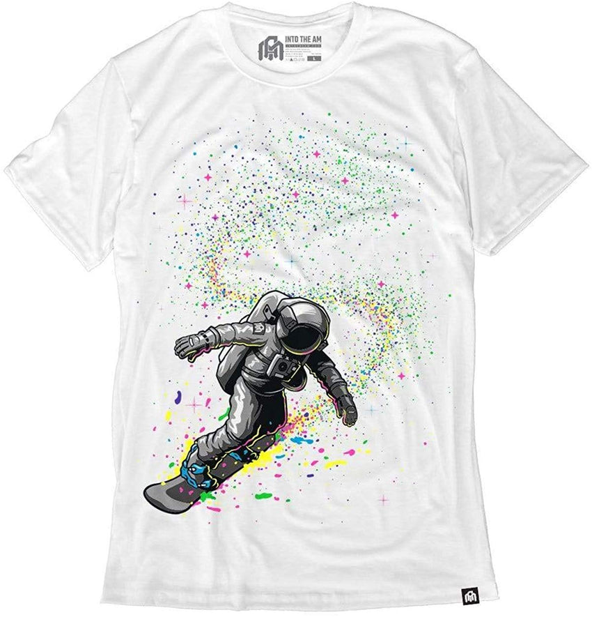Men's Casual Short Sleeve Graphic Tee Shirts Black Diamond White