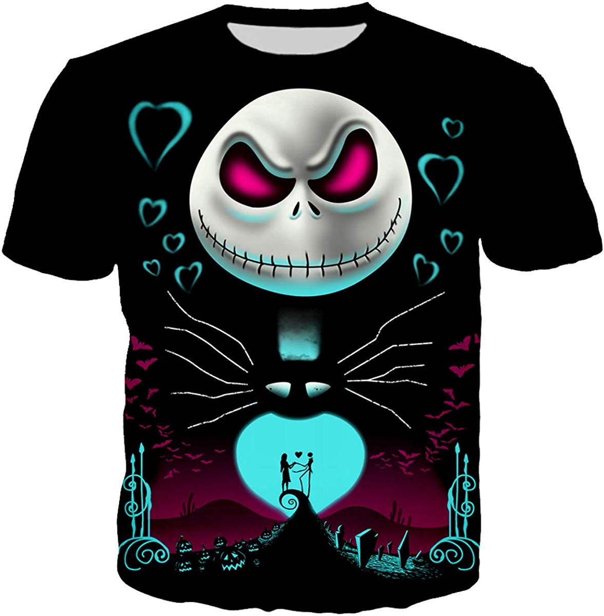 Ahegao Printed T Shirt 3D Printed Short Sleeve Venom Unisex Jkt m