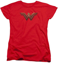 Wonder Woman Movie Logo DC Comics Women's T Shirt & Stickers Nature