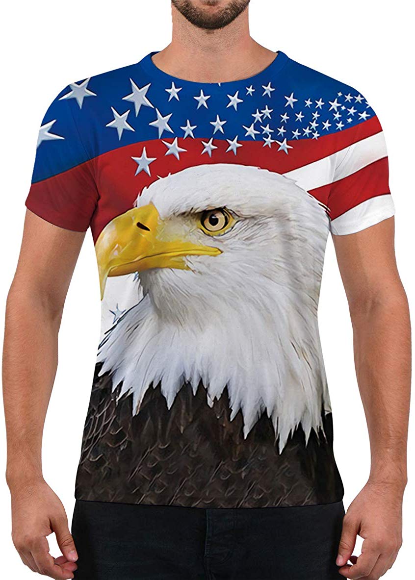 Unisex Fashion 3D Print T Shirts Funny Graphics Pattern Crewneck Short Sleeve Tees for Mens Womens 3d a