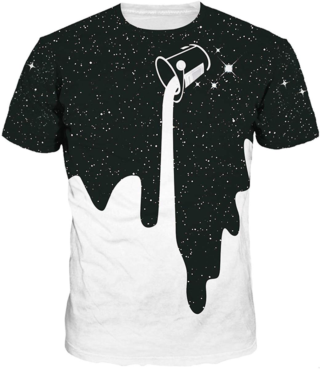 Unisex T Shirts Casual Fashion 3D Printed Short Sleeve Shirts Patten 5