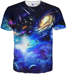 Unisex 3D Print Tshirts Short Sleeve Cool Graphic Tees for Women Men Style44