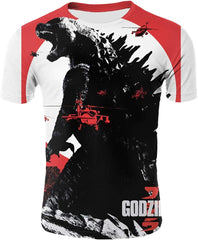 God Zilla 2 King Of The Monsters Mens Boys Girls 3D Printed s Tshirts Godz20