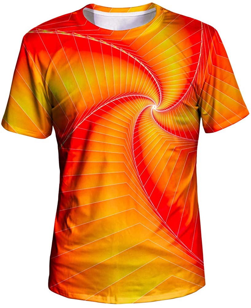 Unisex 3D Graphic T Shirt Colorful Design Short Sleeve Crewneck Digital Tee for Young Design9