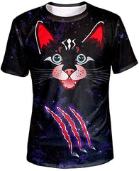 Unisex 3D Graphic T Shirt Colorful Design Short Sleeve Crewneck Digital Tee for Young Design6