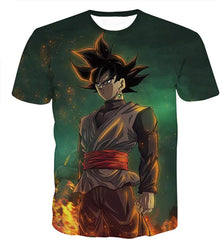 Summer Unisex Dragon Ball Goku Short Sleeve T Shirts Creative 3D Print Tee Jx015