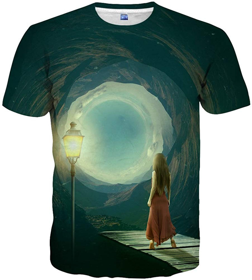 Mens Womens Graphic T Shirts Unisex 3D Printed Short Sleeve Shirts Tops Style 35