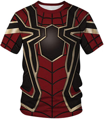 Men's Novelty T Shirt 3D Animal Patterns Short Sleeves s Spider 1