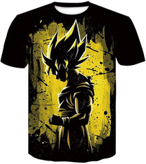 Men Dragon Ball 3D Print Short Sleeve Pullover Regular Fit T Shirt Color 27