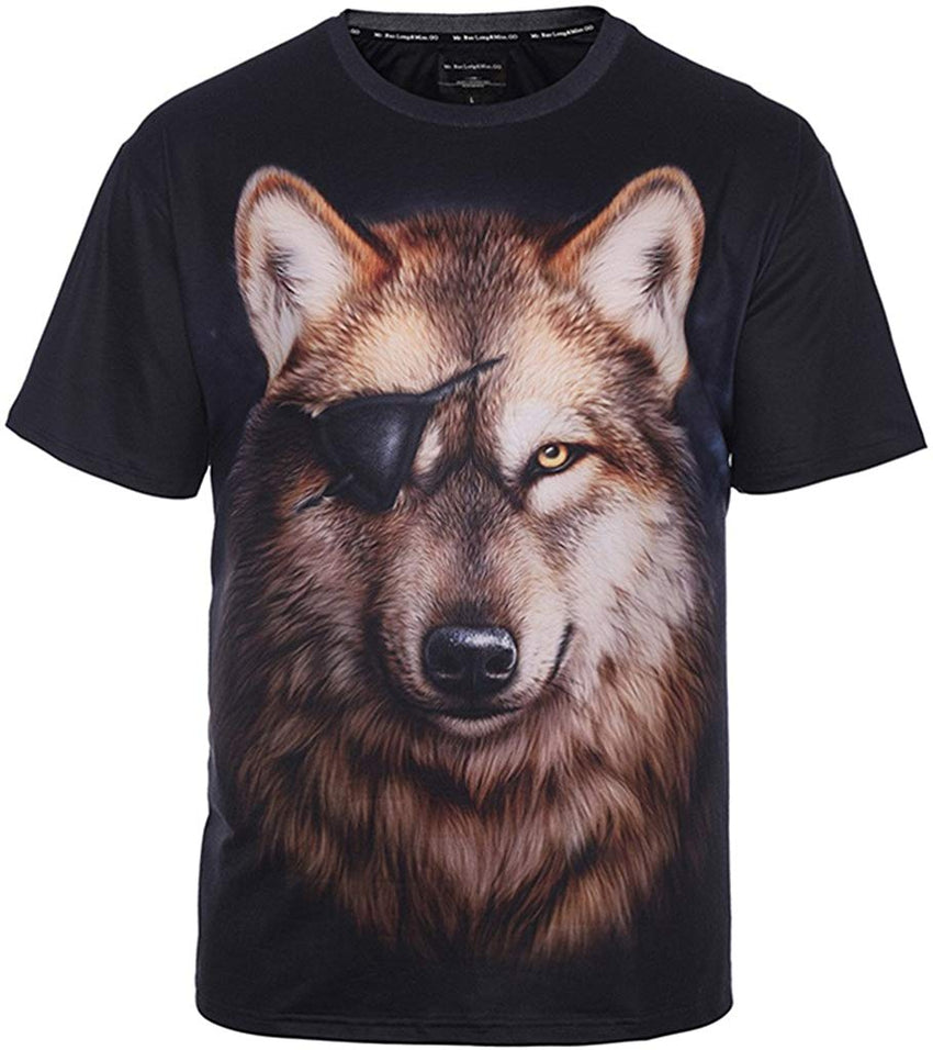 Unisex Casual All Over 3D Print Oversize T Shirt Y1791 06