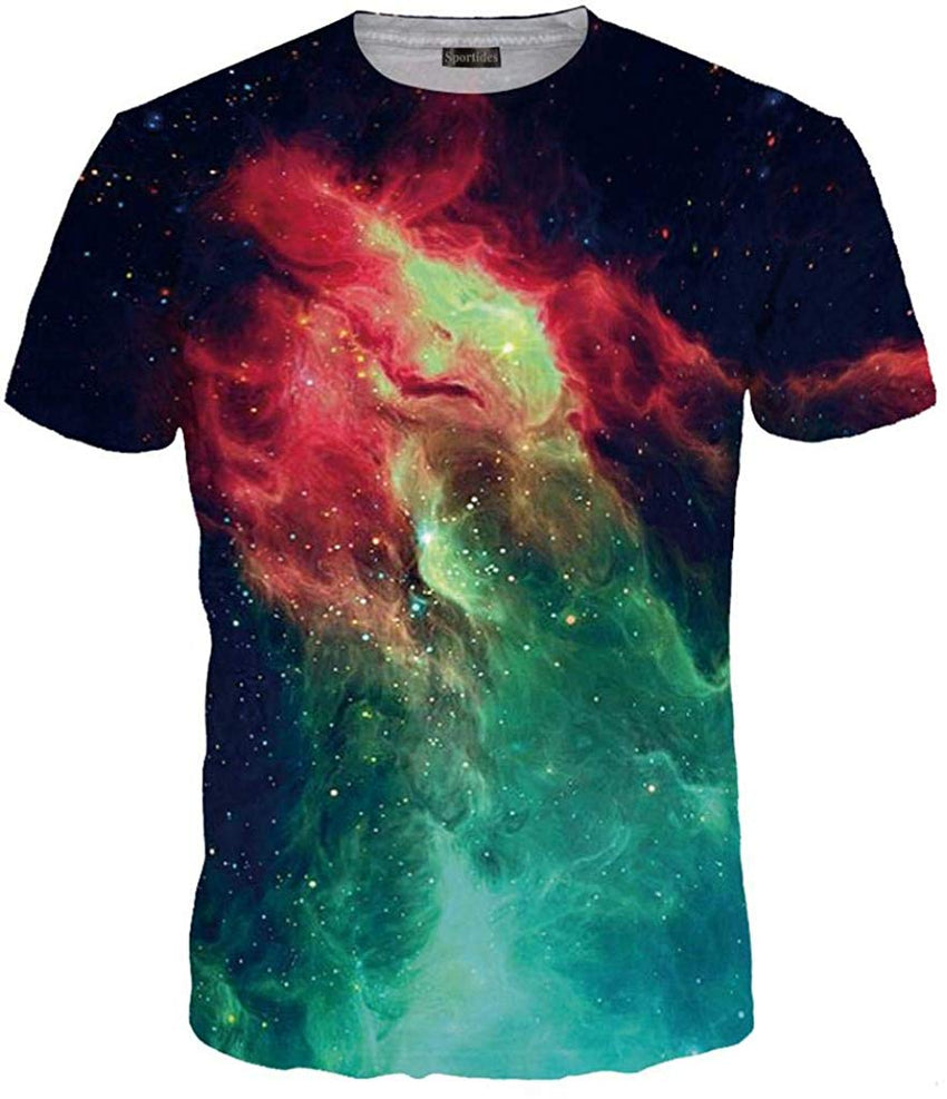 Unisex Men Women Casual 3D Printed Short Sleeves Couple T Shirt Tee LYT046 Lyt071 multicolor