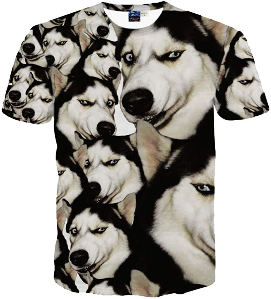 3D Print Shirt Hipster Unisex Men Women Clothing Tops Swag T Shirt Yellow