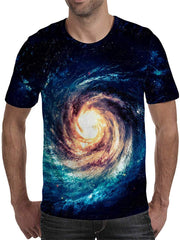 Unisex 3D Printed Tie Dye Creative Funny Summer Casual Short Sleeve T Shirts Tees 1 t01111