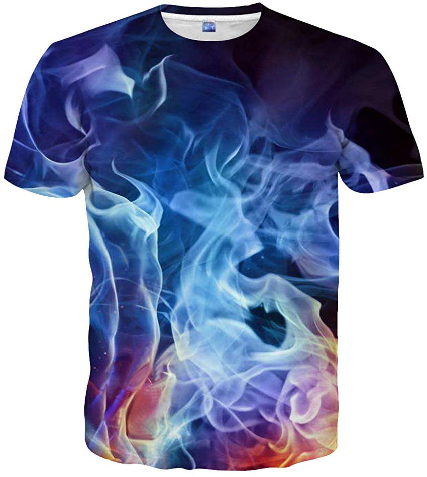 Unisex Casual 3D Printed T Shirts Short Sleeve Tops Tees Style 3