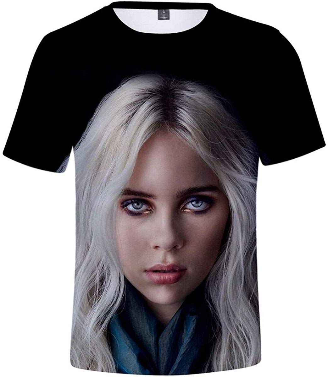 3D Print Shirt Causual Tops Short Sleeve T Shirts for Fans Women Men and Teen E00608