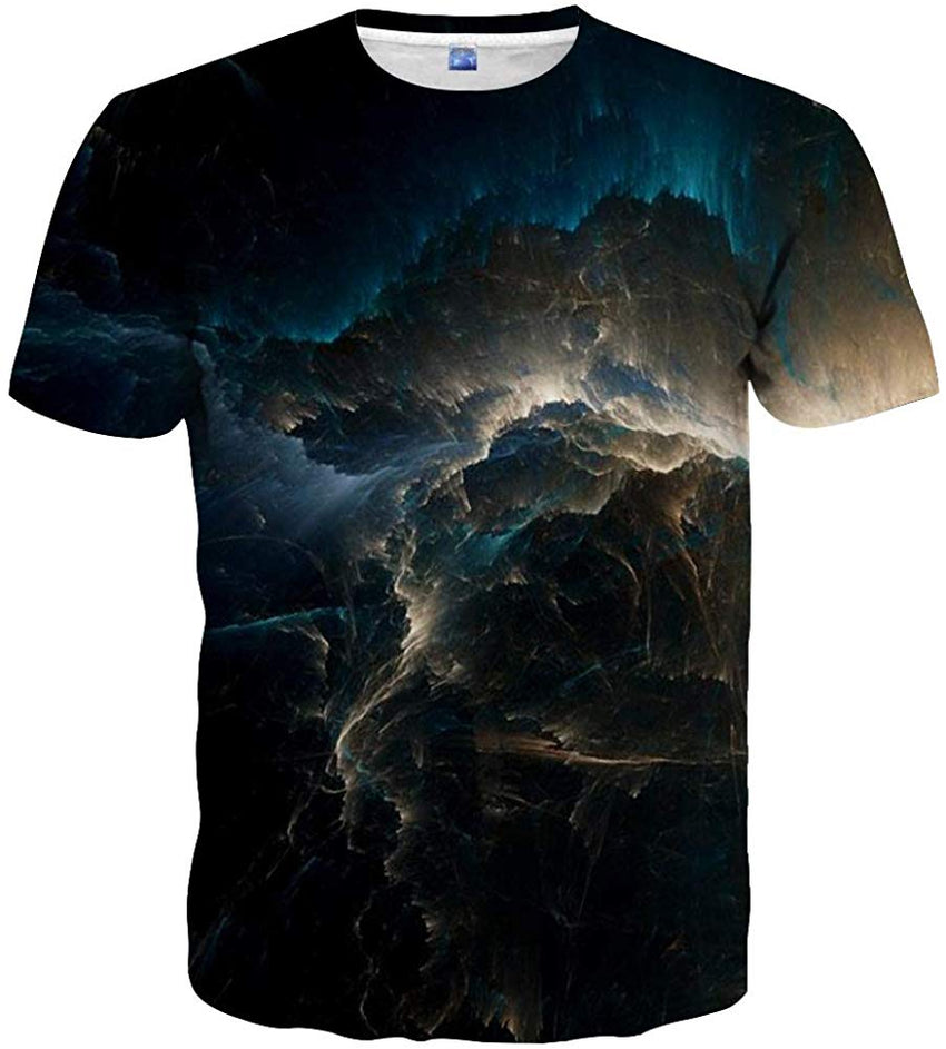 Unisex Casual 3D Printed T Shirts Short Sleeve Tops Tees Style 19