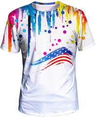 Unisex 3D Graphic T Shirt Colorful Design Short Sleeve Crewneck Digital Tee for Young Design13