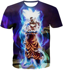 Unisex 3D Dragon Ball Goku Short Sleeve T Shirts Creative 3D Print Anime Tees Color 6