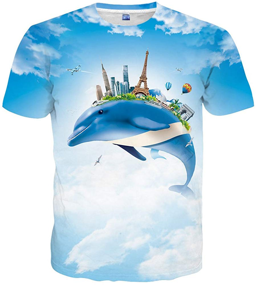 Mens Womens Graphic T Shirts Unisex 3D Printed Short Sleeve Shirts Tops Style 41