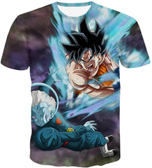 Summer Unisex Dragon Ball Goku Short Sleeve T Shirts Creative 3D Print Tee Jx020