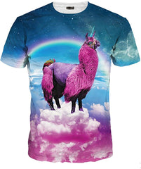 Unisex Men Women Casual 3D Printed Short Sleeves Couple T Shirt Tee LYT046 Lyt056 multicolor