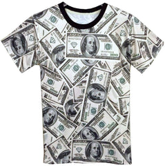 Summer Fashion Women Men Printed Short Sleeve Tee Tops T Shirts Grey
