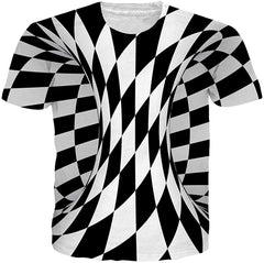 Unisex 3D Printed Funny T Shirts Casual Cool Summer Short Sleeve Tees 2019 Swirl 2