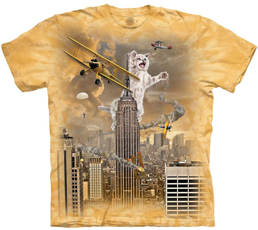 King Kitten T shirt Yellow