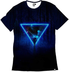 Men's Casual Short Sleeve Vibrant Tee Shirts Celestial Paradox