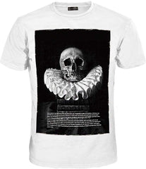 Unisex Men Women Realistic 3D Digital Print Couples Short Sleeve T Shirts Casual Tees LYT041 Lyt090 white