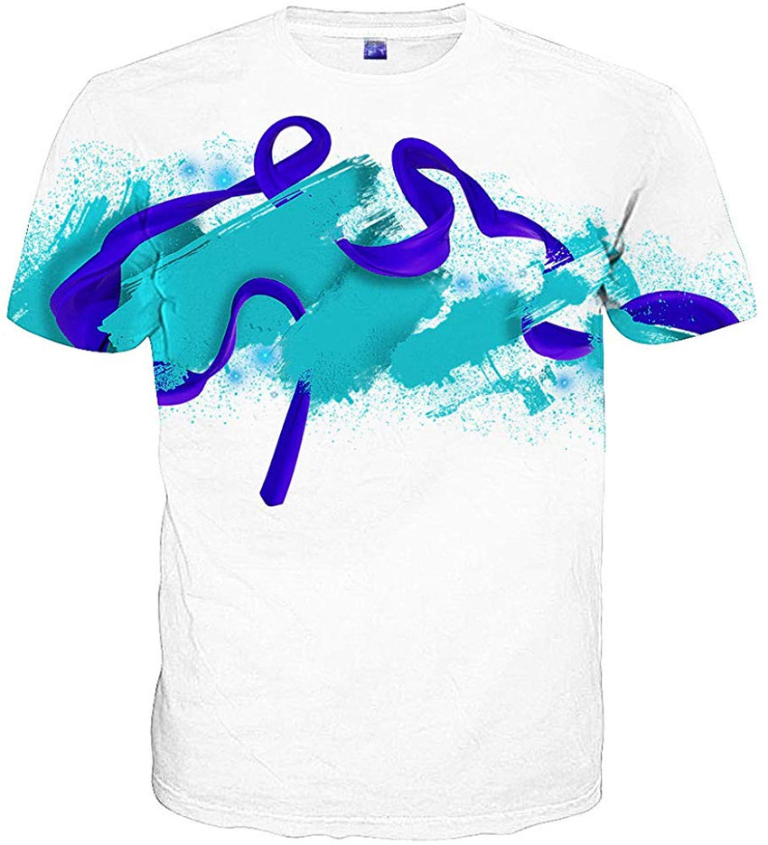 Unisex Casual 3D Printed T Shirts Short Sleeve Tops Tees Style 29