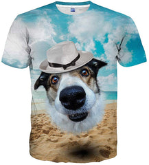 Unisex Casual 3D Printed T Shirts Short Sleeve Tops Tees Style 7
