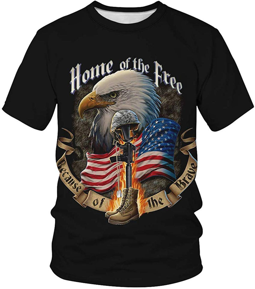 Men's T shirt Casual Tee 3D Unisex Digital Print Graphic Short Sleeves Fire 1