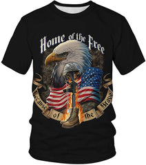 Men's T shirt Casual Tee 3D Unisex Digital Print Graphic Short Sleeves Fire 1