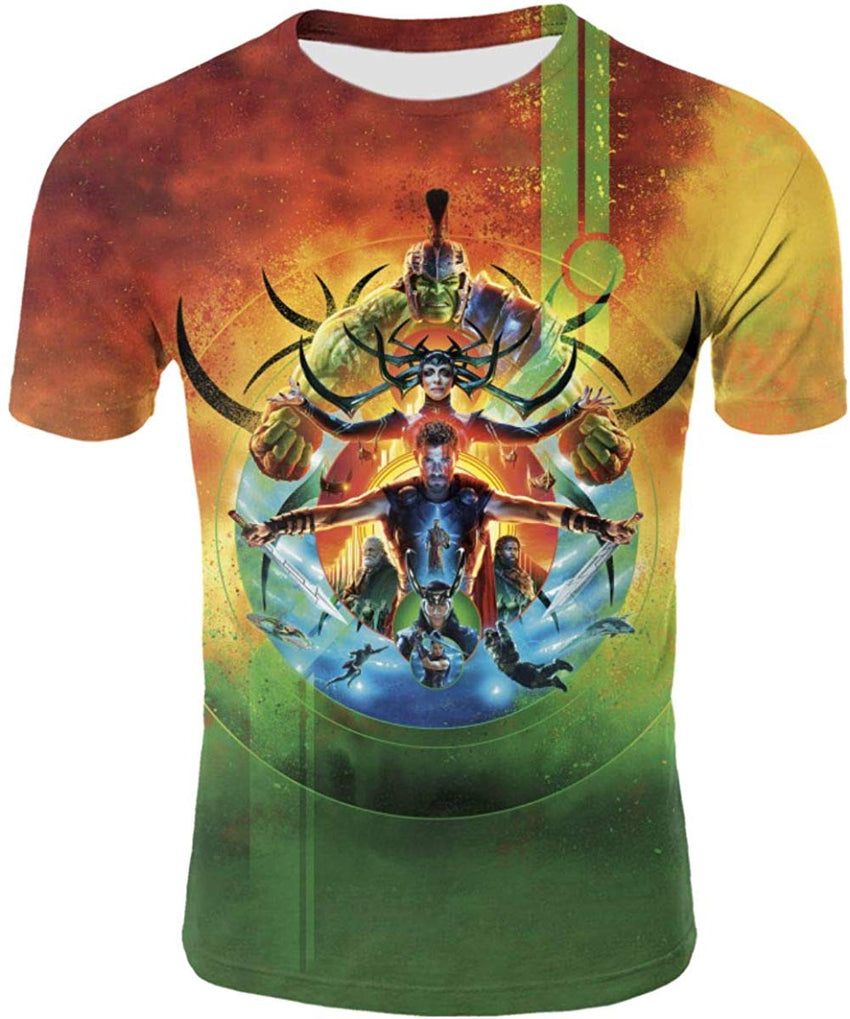 Mens 3D Avenger's Endgame Commemorate T Shirt Avstee34