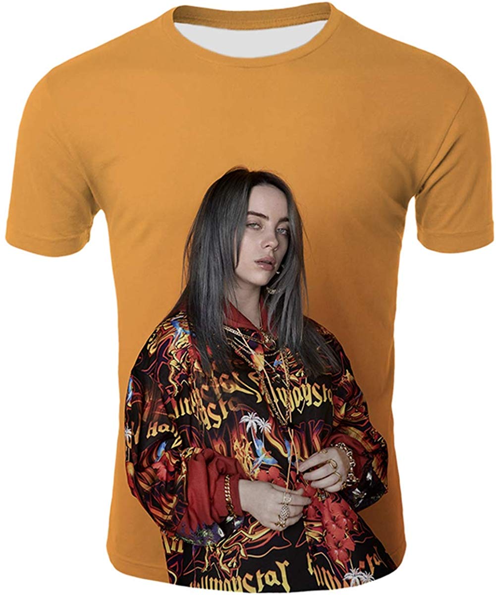 Womens 3D Printed T Shirt Casual Tees for Music Fans Be 2