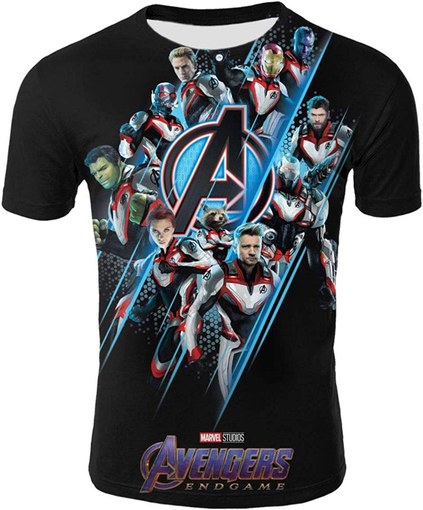 Mens 3D Avenger's Endgame Commemorate T Shirt Avstee29