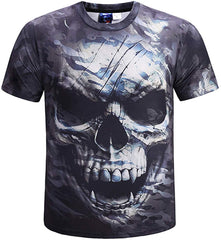 Unisex Casual 3D Funny Print Short Sleeve T Shirt Y1796 70