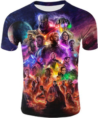 Mens 3D Avenger's Endgame Commemorate T Shirt Avstee10