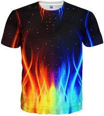 Unisex 3D Print Tshirts Short Sleeve Cool Graphic Tees for Women Men Style43