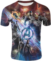 Mens 3D Avenger's Endgame Commemorate T Shirt Avstee27