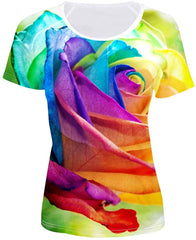 Women' Girl's T Shirt with Animl Cat Dog Print Multicolor2