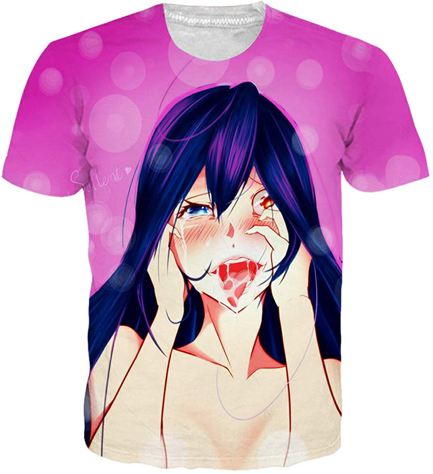 Mens T Shirts 3D Graphic Short Sleeve Tees Funny Printed Summer Tops A6