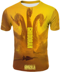 God Zilla 2 King Of The Monsters Mens Boys Girls 3D Printed s Tshirts Godz26